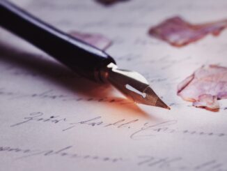 For the avoidance of doubt: fountain pen and ink