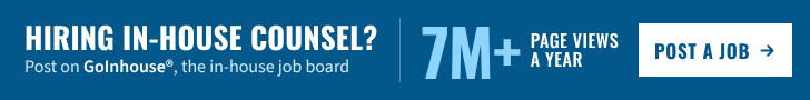 Hiring in-house counsel? Post a job on GoInhouse®, the in-house job board with 7M+ page views a year