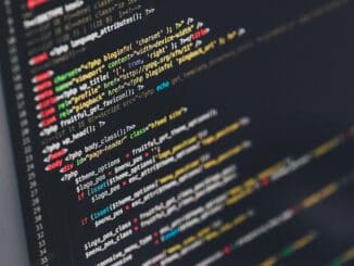 Code on a computer screen, the kind of work in the Weil AI summer program